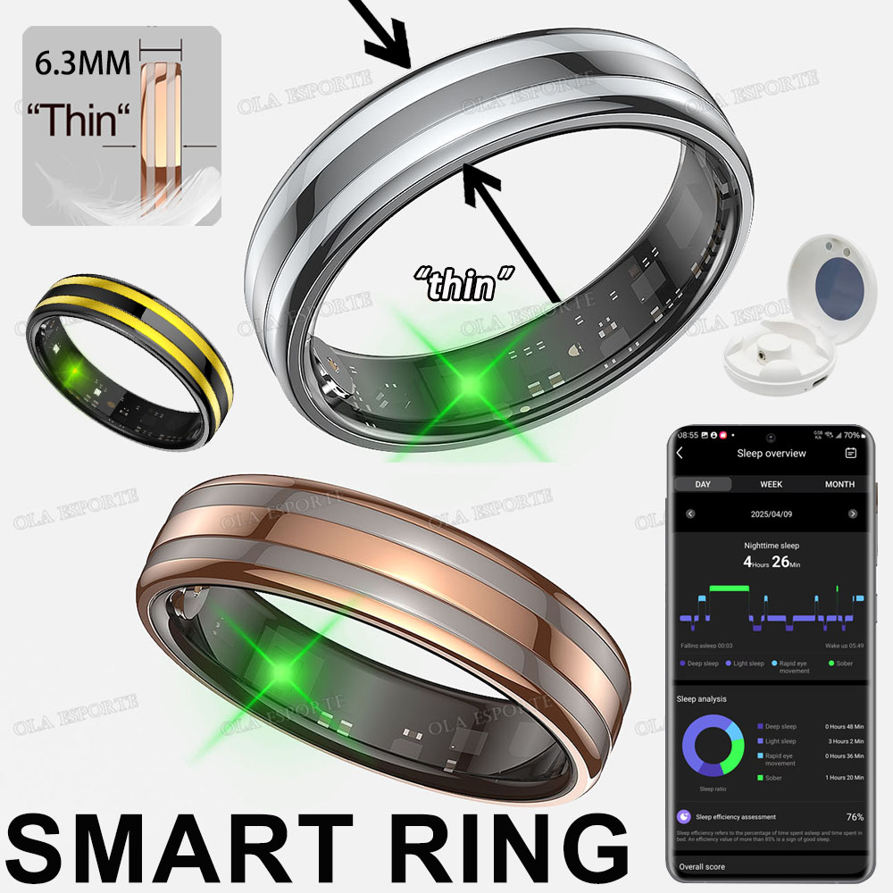 خاتم ذكي جديد لمراقبة معدل ضرب - مراجعة Health Monitors وسعره